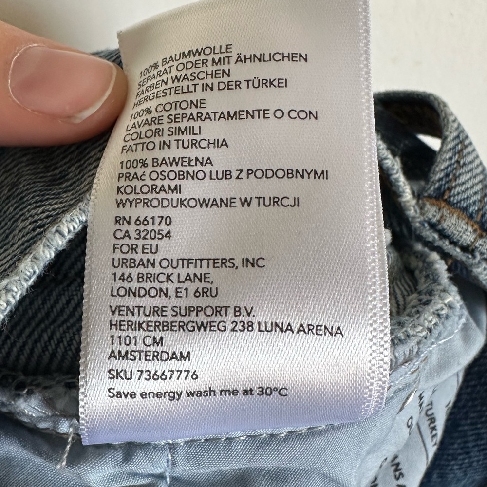 Urban Outfitters BDG Men’s Denim Blue Dad Jeans Size W32 X L34 EUC - Picture 8 of 8